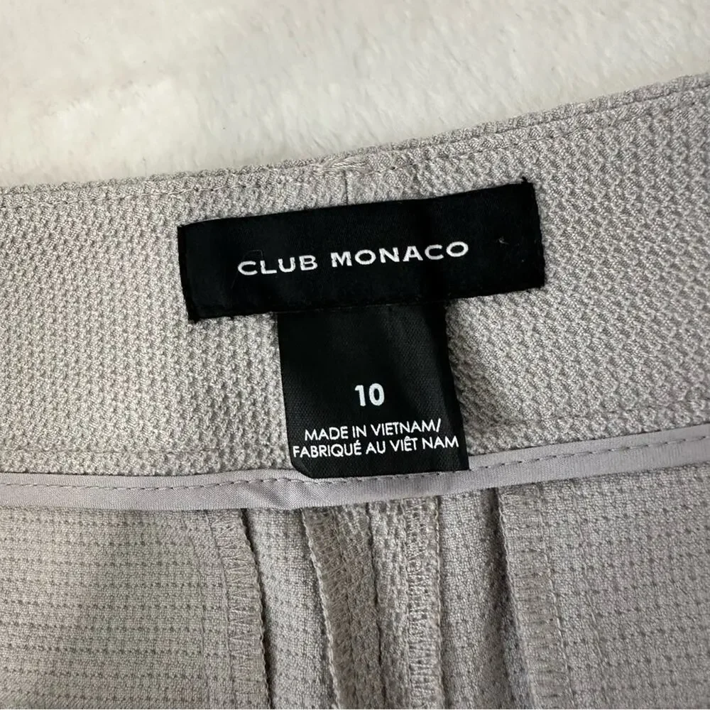Club Monaco gray trousers ankle size 10 classic business casual